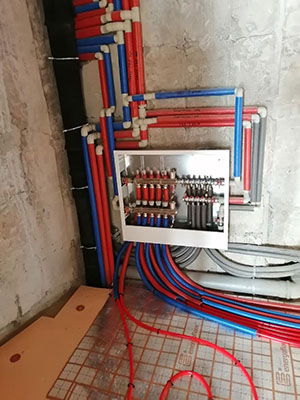 Монтаж инженерной сантехники в котетдже 450м2: Фото 33